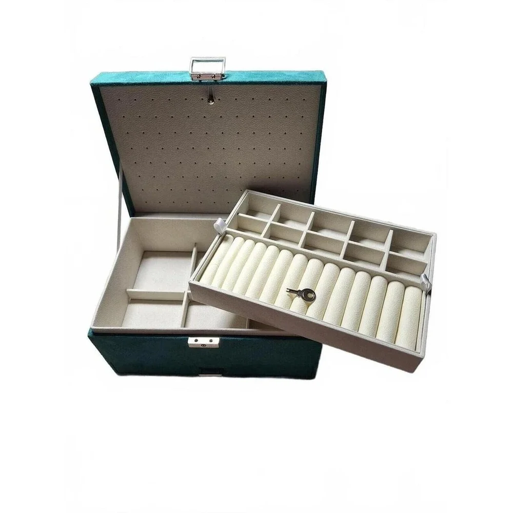 Jewel Box teal green medium size